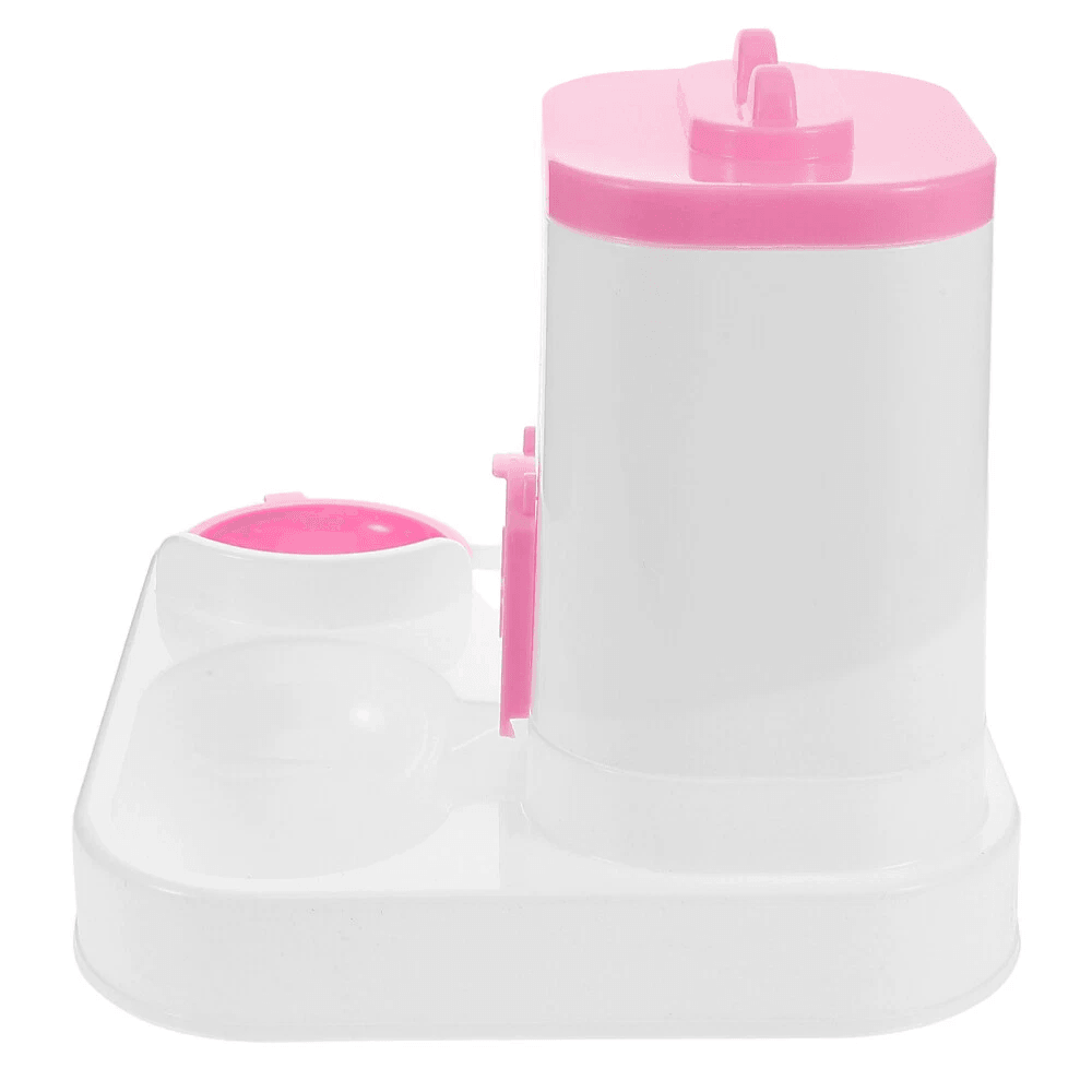 Convenient Cat Water Fountain With Food Bowl Automatic Pet Water and Food Feeder, Food Bowl, Without Battery - Pet Supermarket