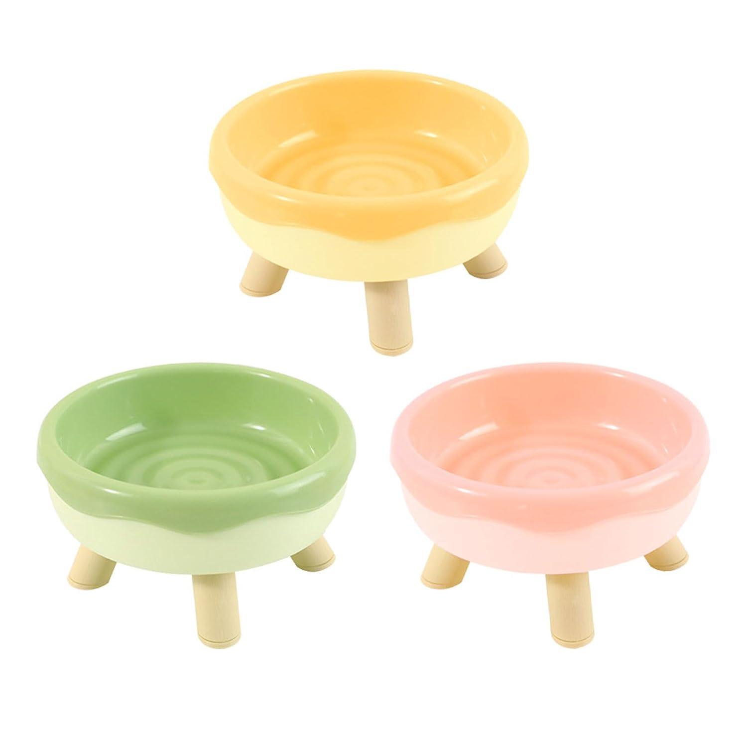 Pet Food Feeders and Waterer Raised Cats Anti-overturning Bowl Pet Bowl Tableware Raised Bowl Accessories