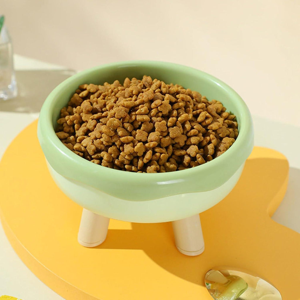 Pet Food Feeders and Waterer Raised Cats Anti-overturning Bowl Pet Bowl Tableware Raised Bowl Accessories