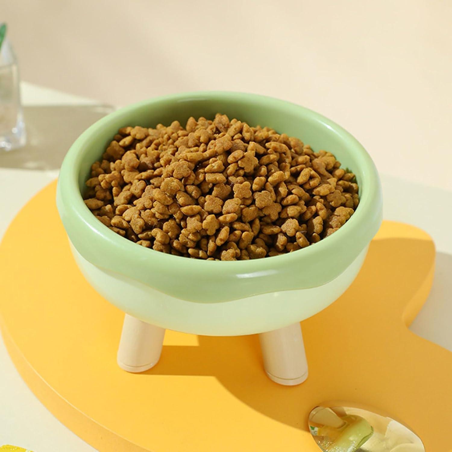 Pet Food Feeders and Waterer Raised Cats Anti-overturning Bowl Pet Bowl Tableware Raised Bowl Accessories