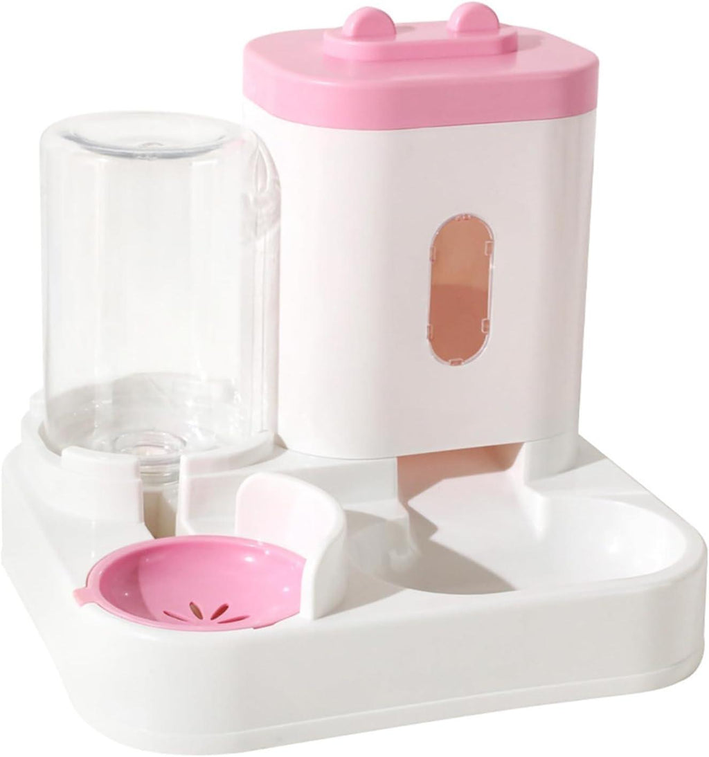 Convenient Pet Food Water Dispenser Large Capacity Feeder Automatic Gravity Cat Dog Food Bowl - Pet Supermarket
