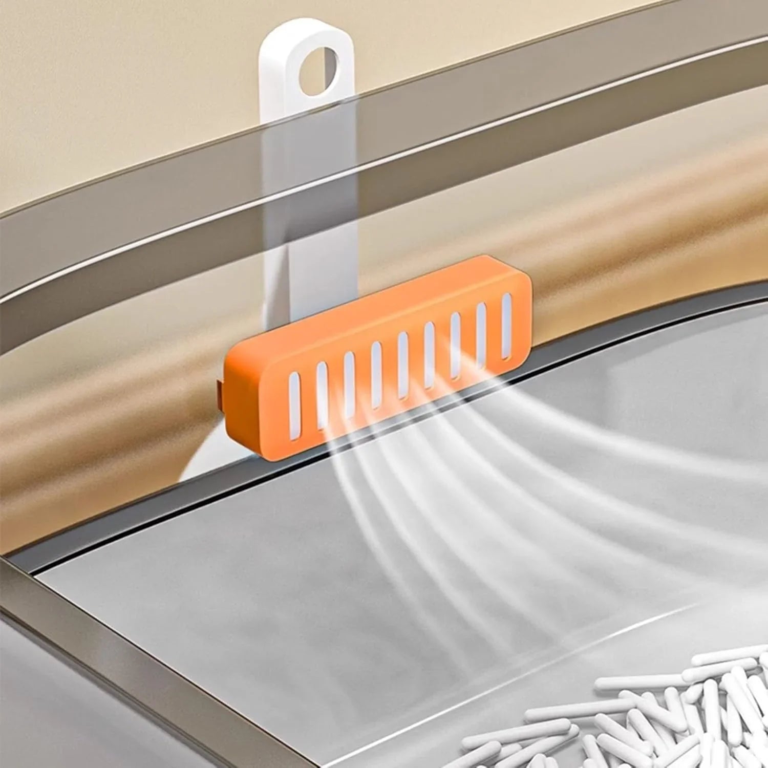 LHX Cat Litter Box Extra Large Fully Open Cat Toilet Semi-enclosed Cat Litter Box Suitable for Large and Multiple Cats Easy to Clean High Wall Side Cover Cat Litter Box 40 * 60 * 22cm, - Pet Supermarket