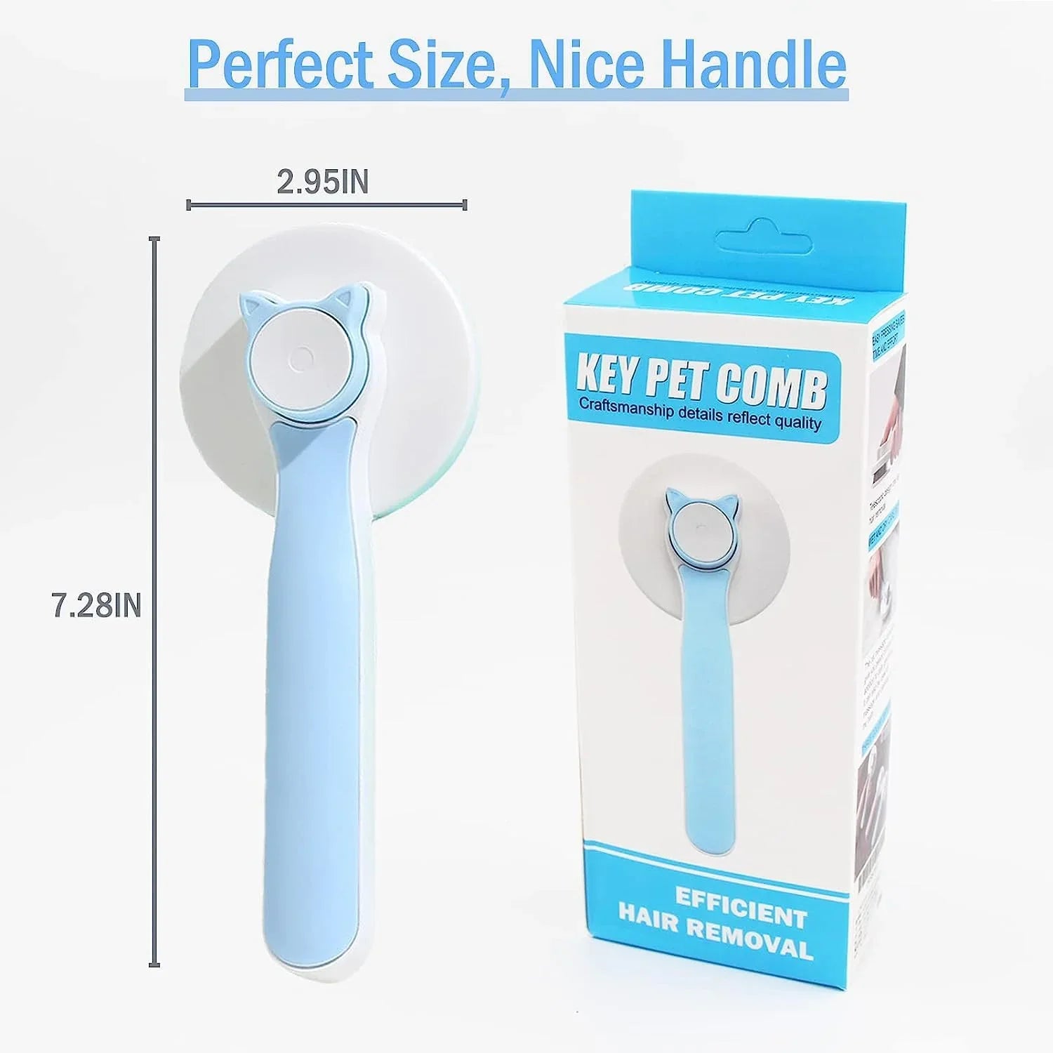 Dogs and Cats Pet Grooming Tool Dog Hair Cleaner Brush Comb Shedding Trimming Self Grooming Brush - Pet Supermarket