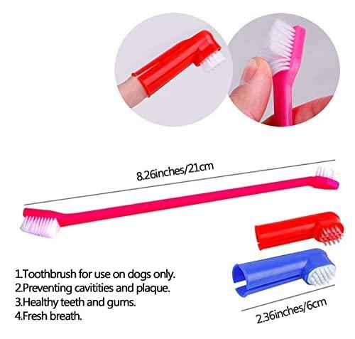 3 Pcs Soft Cleaning Dental Rubber Finger Toothbrush For Dogs (Multicolored), Manual, Adult - Pet Supermarket