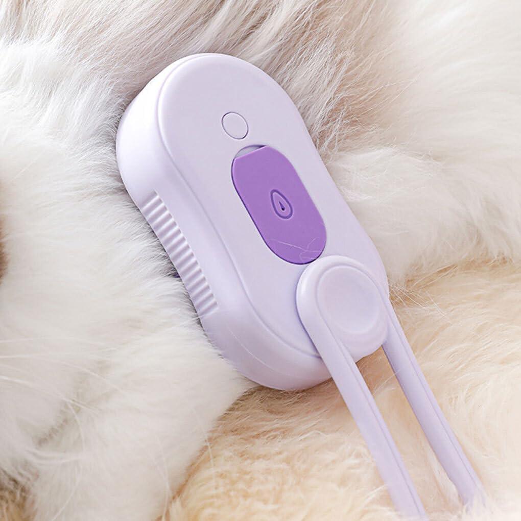 Pet Water Brush, 3 In 1 Water Cat and Dog Brush, Steam Brush For Shedding, Rechargeable Eliminate Flying and Tangled Hair