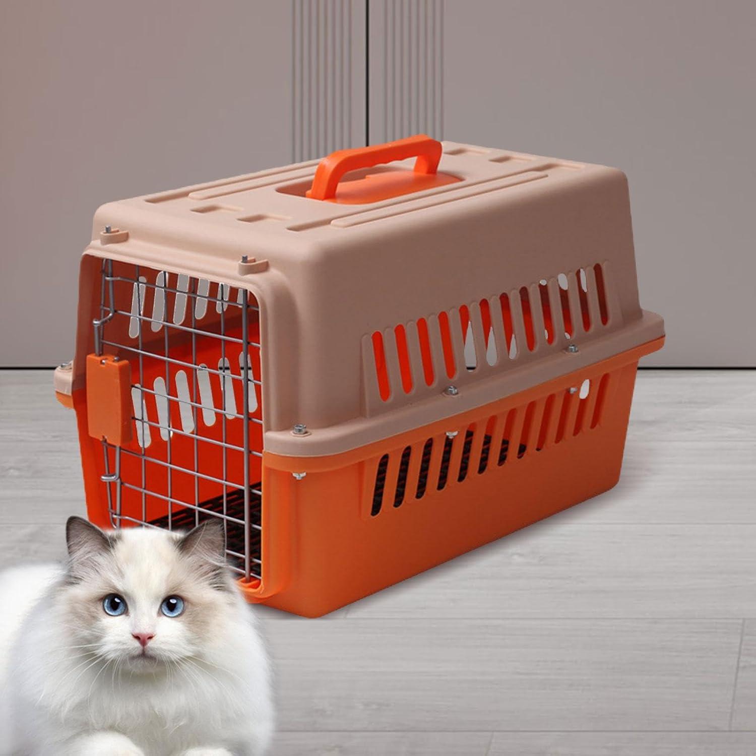Pet Carrier Airline Cage Dog, Crate, Dog, Medium Dog, Small Dog, Carrying Case, Carry Bag, Carrying Handle, Air Transport Box, Carry Cage - Pet Supermarket