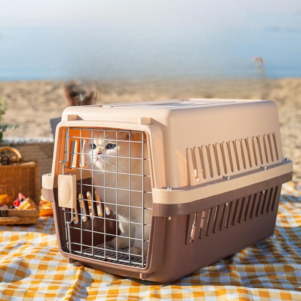Pet Carrier Airline Cage Dog, Crate, Dog, Medium Dog, Small Dog, Carrying Case, Carry Bag, Carrying Handle, Air Transport Box, Carry Cage - Pet Supermarket