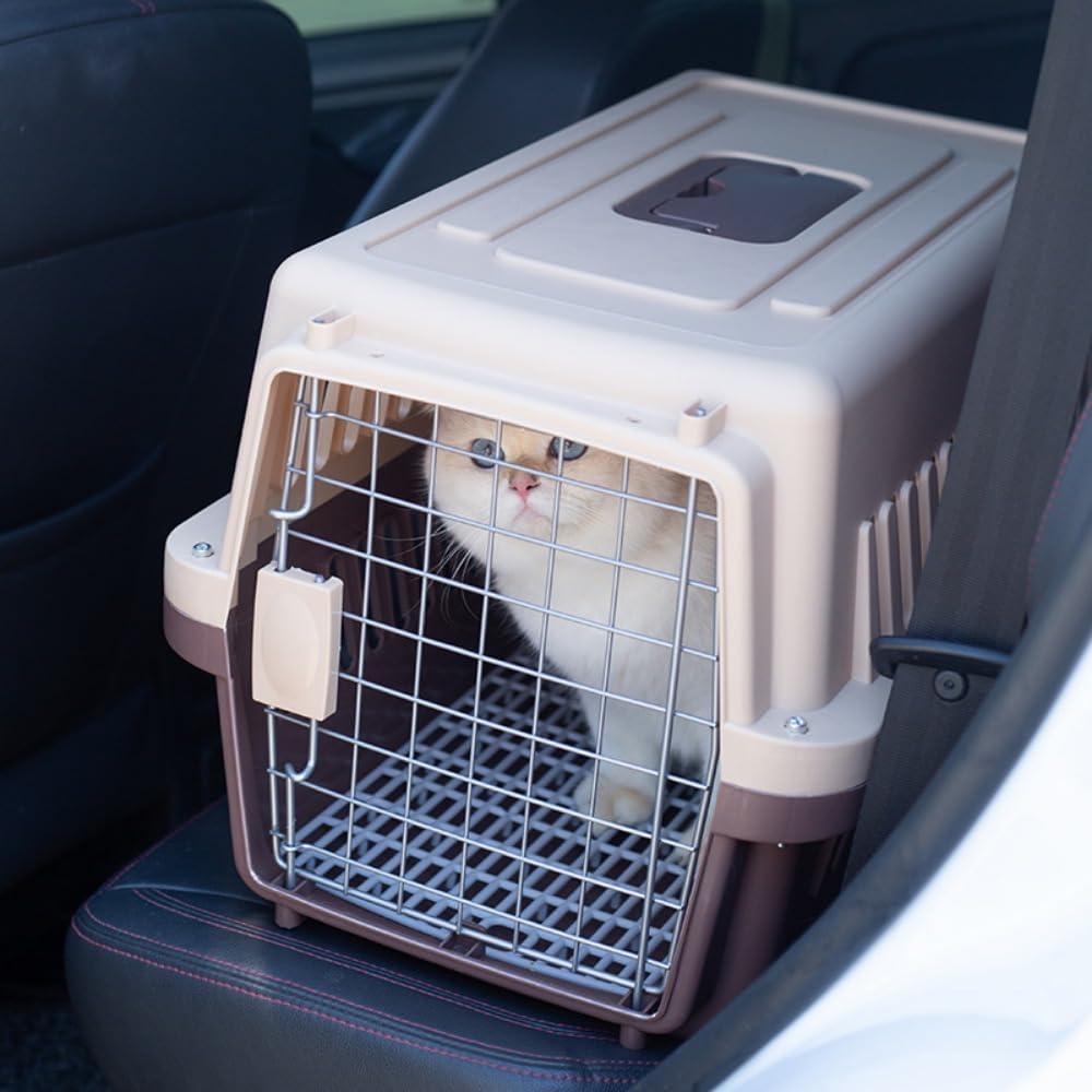 Pet Carrier Airline Cage Dog, Crate, Dog, Medium Dog, Small Dog, Carrying Case, Carry Bag, Carrying Handle, Air Transport Box, Carry Cage - Pet Supermarket