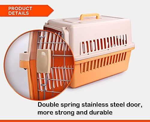 Pet Carrier Airline Cage Dog, Crate, Dog, Medium Dog, Small Dog, Carrying Case, Carry Bag, Carrying Handle, Air Transport Box, Carry Cage - Pet Supermarket