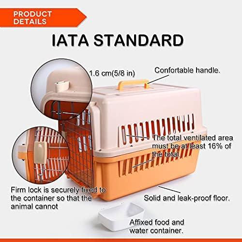 Pet Carrier Airline Cage Dog, Crate, Dog, Medium Dog, Small Dog, Carrying Case, Carry Bag, Carrying Handle, Air Transport Box, Carry Cage
