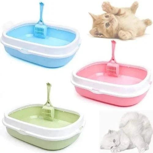 Cat Litter Box Medium With Scoop