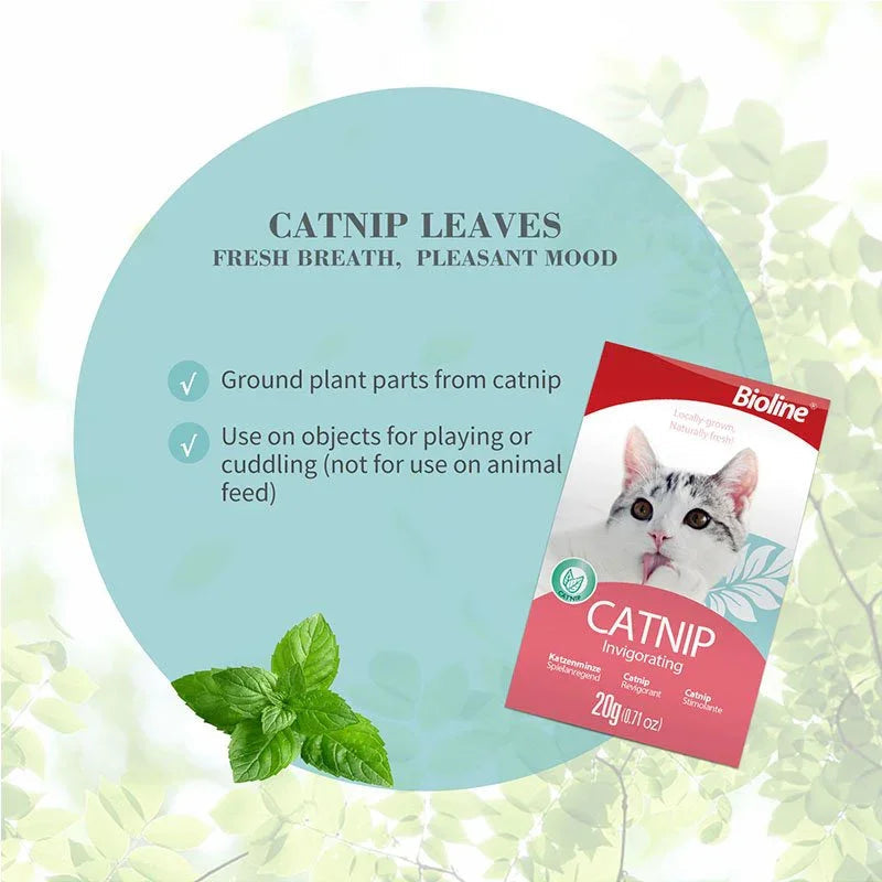 Bioline Catnip Invigorating Powder 20g - Pet Supermarket