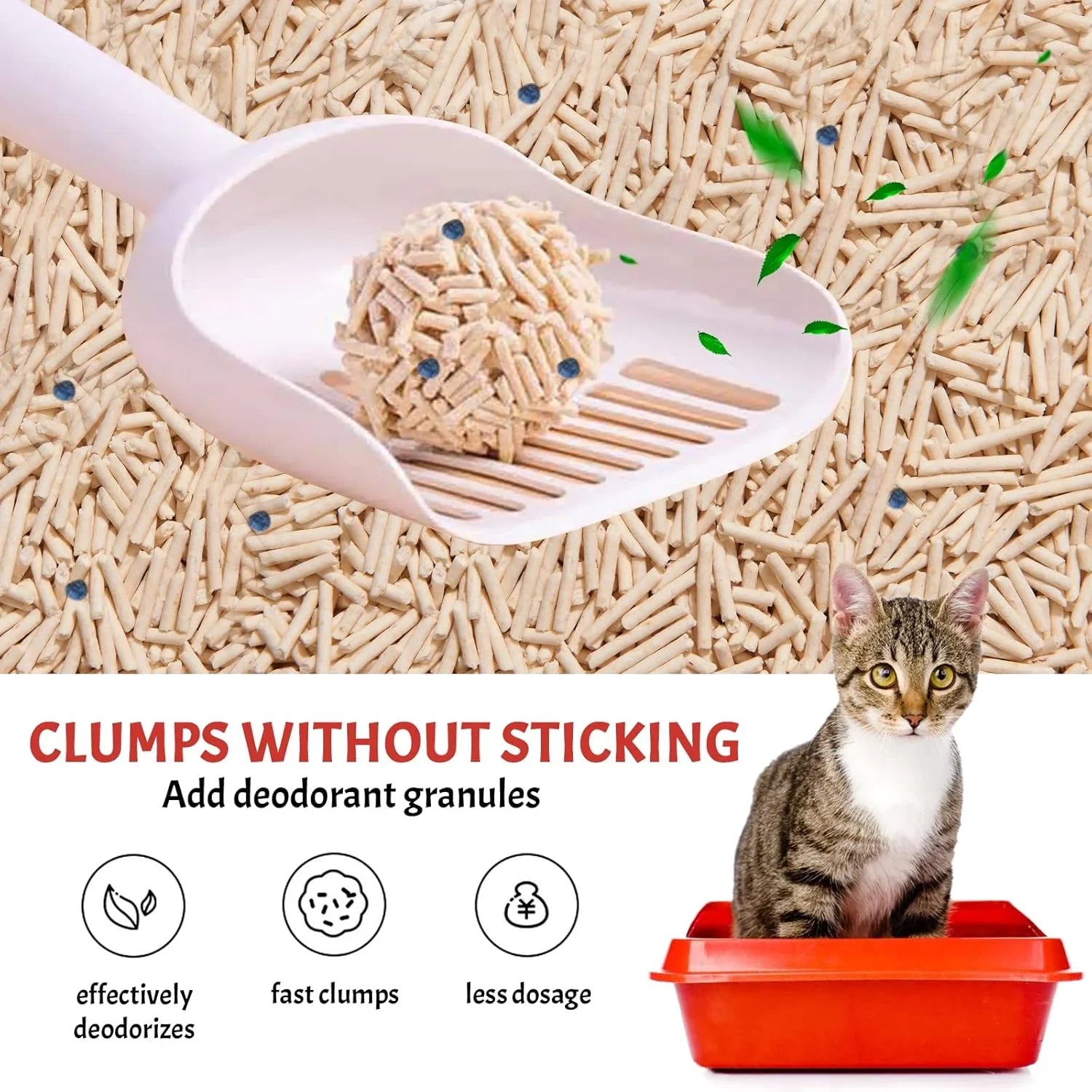 Destiny Cature Natural Tofu Mix Clumping Cat Litter Tofu and Zeolite 14L/5.6 kg Flushable Clumping Tofu Pellets - Pet Supermarket