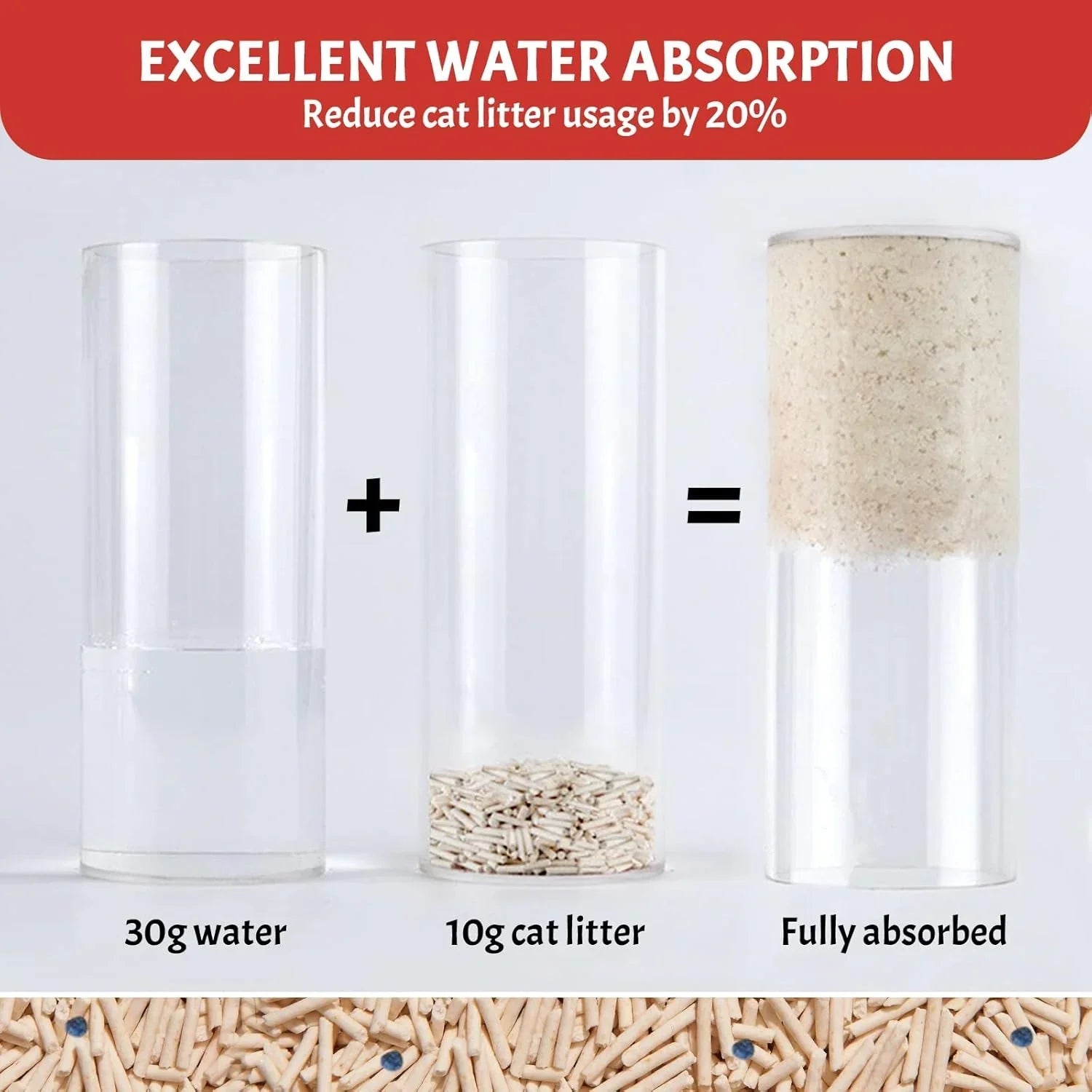 Destiny Cature Natural Tofu Mix Clumping Cat Litter Tofu and Zeolite 14L/5.6 kg Flushable Clumping Tofu Pellets - Pet Supermarket