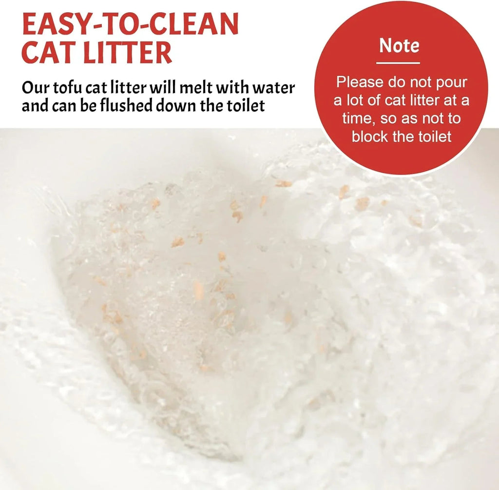 Destiny Cature Natural Tofu Mix Clumping Cat Litter Tofu and Zeolite 14L/5.6 kg Flushable Clumping Tofu Pellets - Pet Supermarket