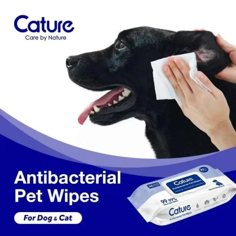 Cature Pet Anti-bacterial Wipes 80pcs