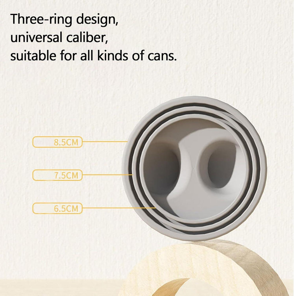 Cat Can Opener - Silicone Can Covers Cat Can Lids, Multifunctional Cat Food Covers | Cat Food Can Cover Silicone Dishwasher Safe, Universal Dishwasher Safe Cat Food Can Cover for ETS Dogs - Pet Supermarket