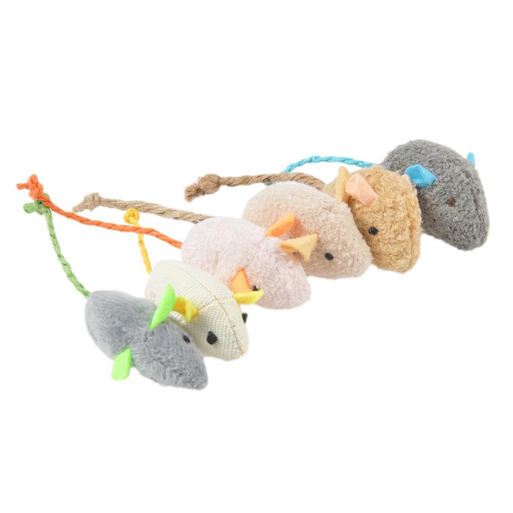 Cats Mouse Cat Toy Mice for Cats Portable Mouse Cat Toys Kitten Teething Toys Chew Toy Cat Mice Kitten Toy Plush Pet Cat Mouse