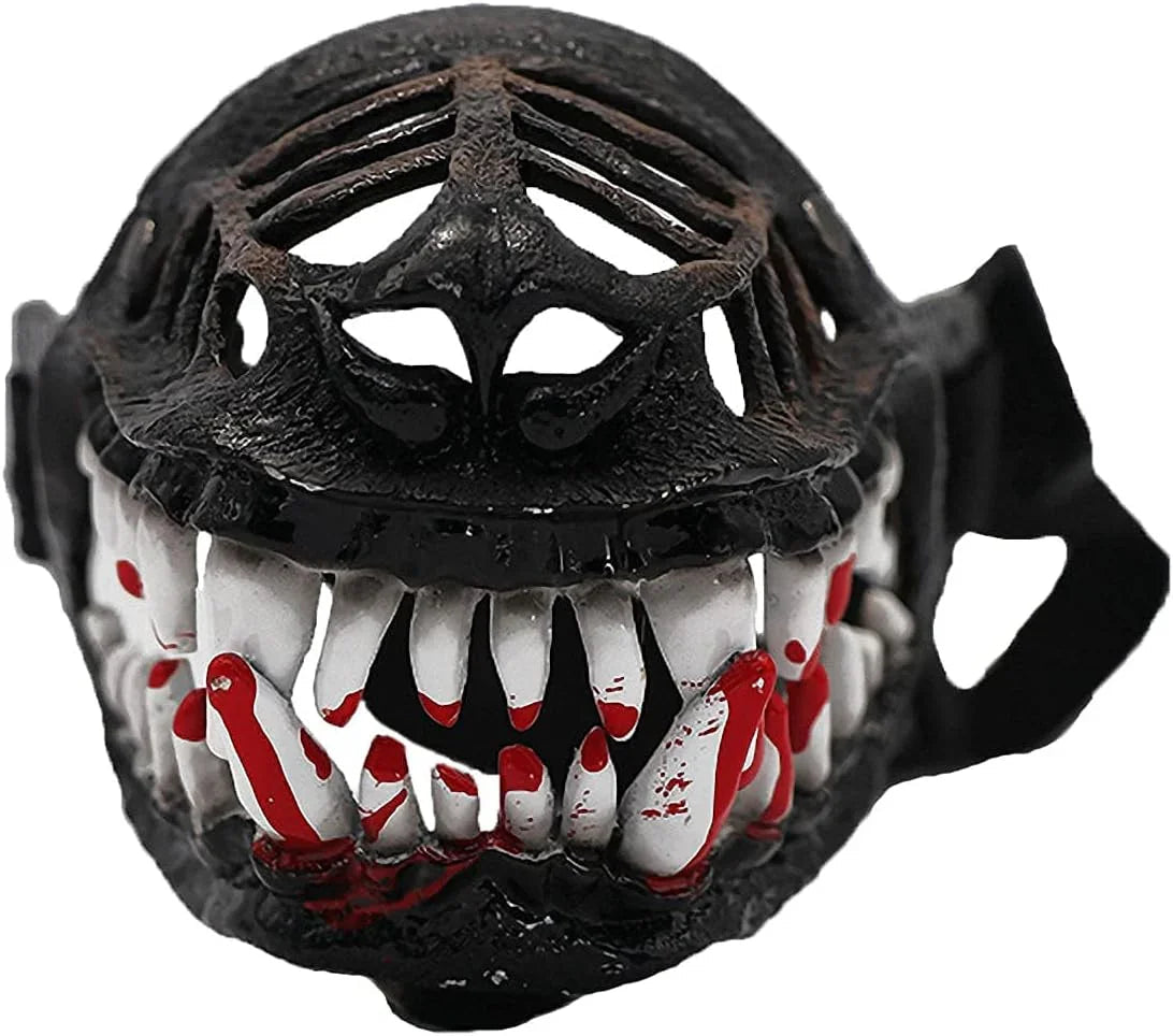 Muzzle for Medium Sized Dog，Basket Muzzle for Large Dog That Eat Everything - Protection from Dogs While Walking，Skull Mask Muzzle Scary - Pet Supermarket