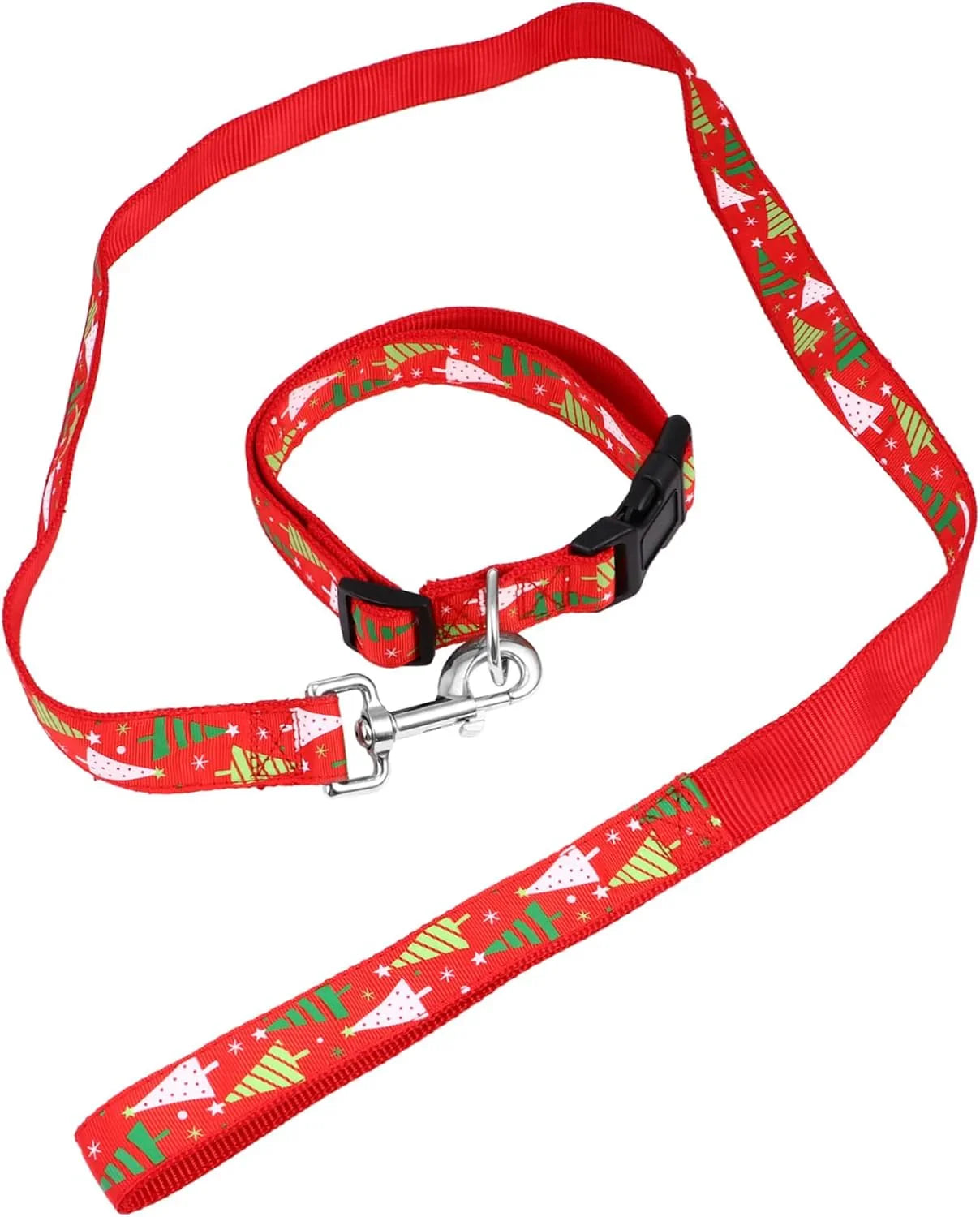 WOONEKY Dog Christmas Collar Pulling Rope Pet Christmas Collar, Random Colors - Pet Supermarket