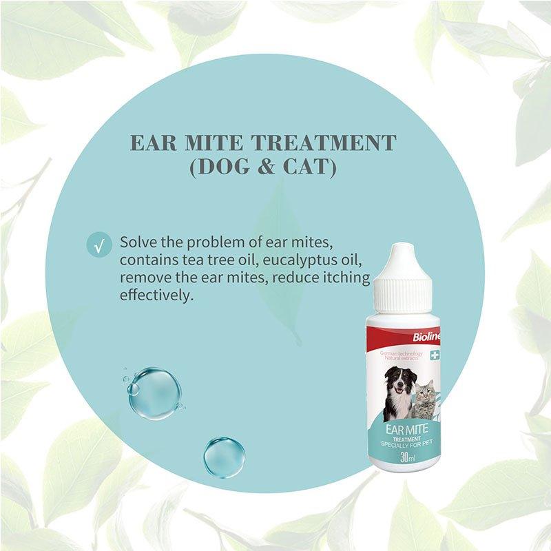 Bioline Ear Mite Treatment for Pet 30ml