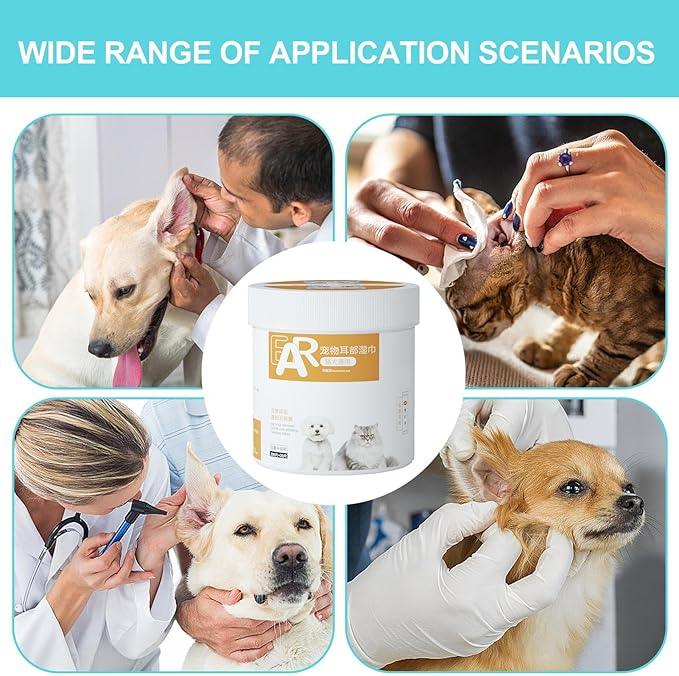 Pet Wipes Dogs Cats Ear Anti-Bacteria Pet Cleaning Wet Wipes