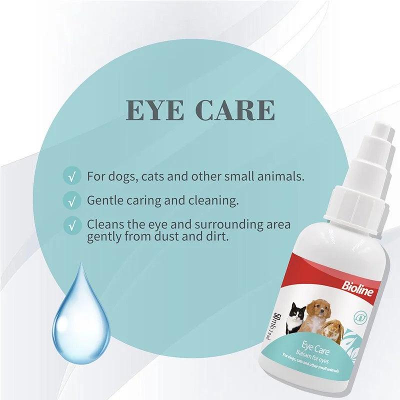 BIOLINE Eye Care For Pets, Dogs, Cats, and Other Small Animals – 50ml