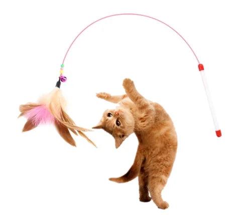 Cat Toy Feather String Teaser Toys