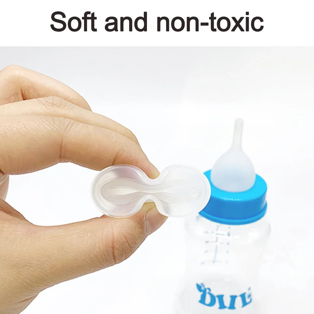 Kitten Puppy Feeding Bottles, Newborn Small Animals Milk Bottles for Nursing with Replacement Nipples, Pet Large Feeder Set - Pet Supermarket