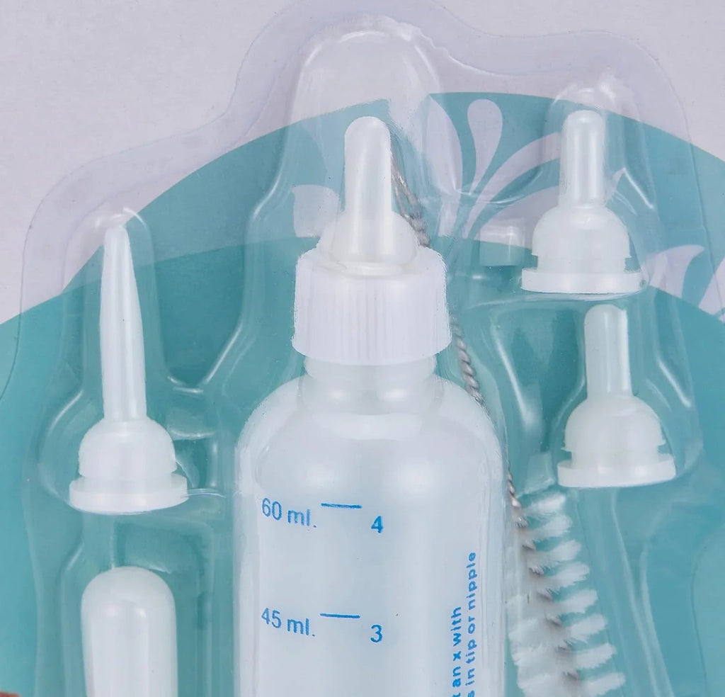 Bioline Feeding Bottle Nursing Bottle Kit 60 ml, Multicolor Feeder Kit Feeder - Pet Supermarket
