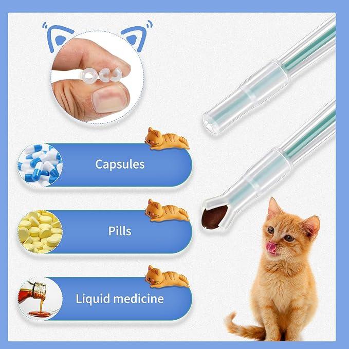 Pet Dog Cat Pills Feeder Medicine Syrings Animal Tablet Water Feeding Shooter Tube Kit