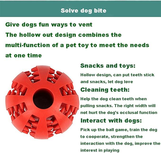 Dog Treat Toy Ball, Dog Tooth Cleaning Toy, Interactive Dog Toys