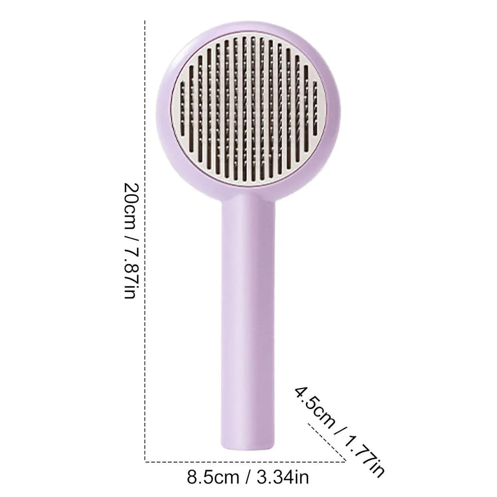 Cats, Deshedding Brush Easily Removes Tangled Hair and Loose Undercoat, Self-Cleaning Pets Grooming brush Tool - Pet Supermarket