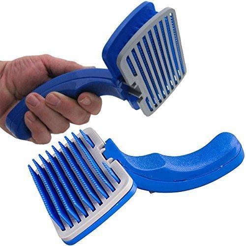 Self-Cleaning Pet Grooming Brush - Press Button for Tangle-Free Fur for dog and cat (Large) Grooming Comb - Pet Supermarket