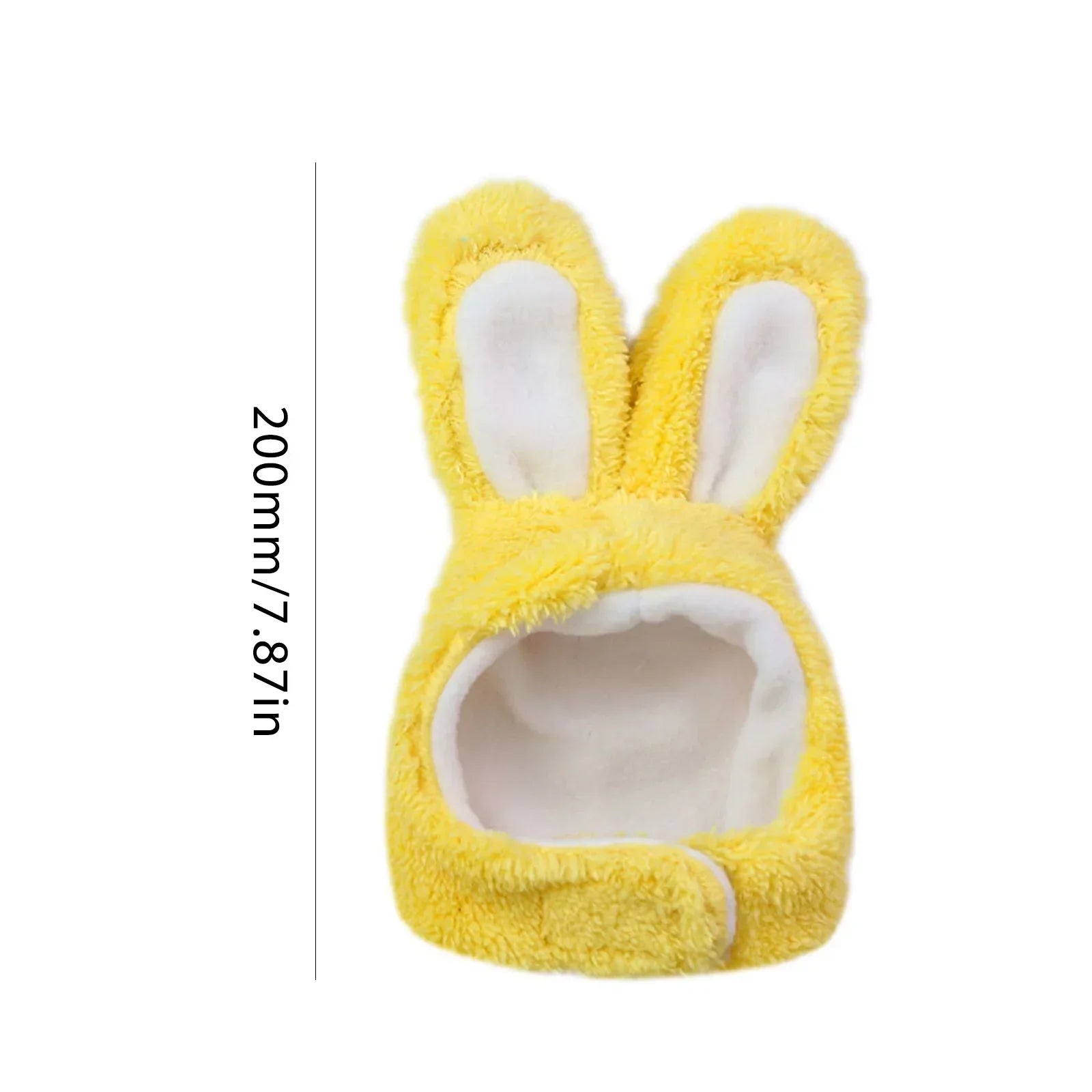 Adorable Cartoon Bunny Ears Pet Hat for Cats and Dogs, Non-Woven Fabric, Adjustable Fastening, Animal Cap - Pet Supermarket
