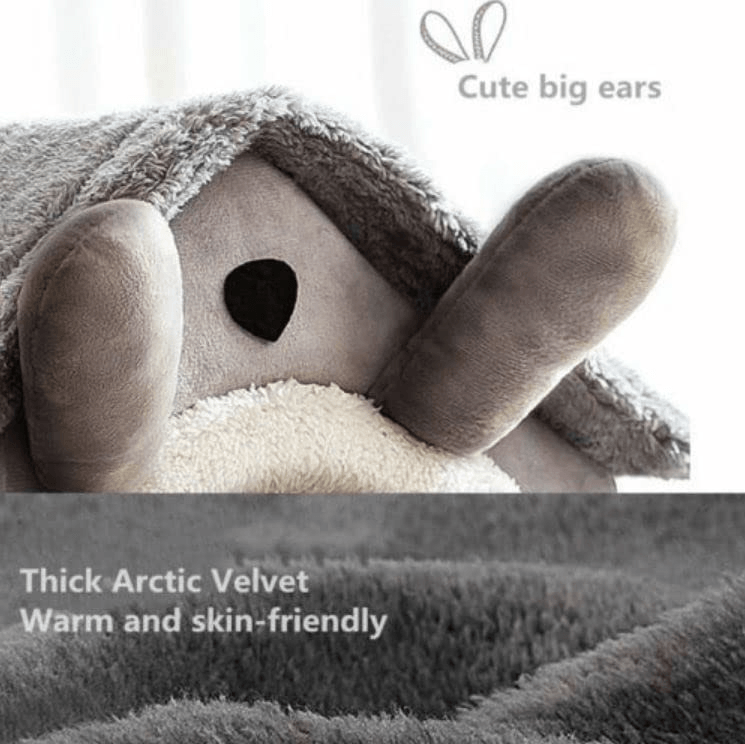 Dratal Cat & Dog House Kennel Soft Pet Bed Small Cat Tent Indoor Enclosed Warm Plush Sleeping Nest Basket with Removable Cushion Pet Supplies