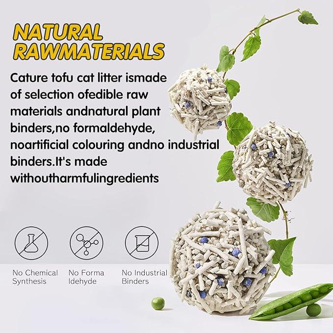 Cature Natural Tofu Mix Clumping Cat Litter Tofu and Bentonite 14L/5.6 kg Boxie Cat Litter - Pet Supermarket
