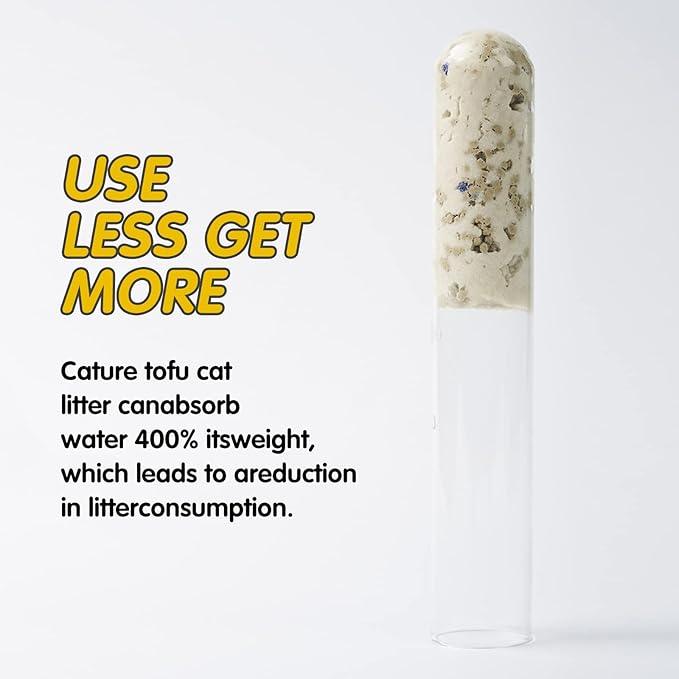 Cature Natural Tofu Mix Clumping Cat Litter Tofu and Bentonite 14L/5.6 kg Boxie Cat Litter - Pet Supermarket