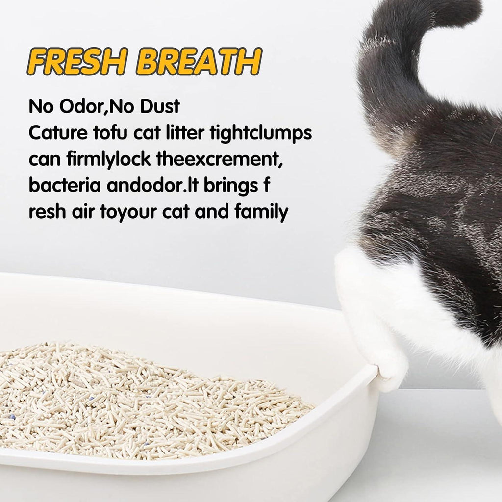 Cature Natural Tofu Mix Clumping Cat Litter Tofu and Bentonite 14L/5.6 kg Boxie Cat Litter - Pet Supermarket