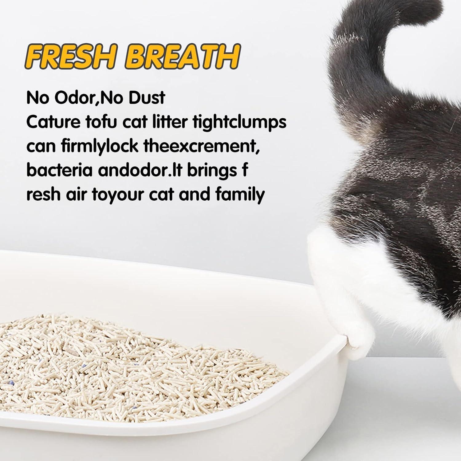 Cature Natural Tofu Mix Clumping Cat Litter Tofu and Bentonite 14L/5.6 kg Boxie Cat Litter - Pet Supermarket