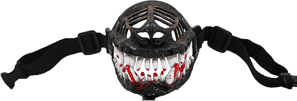 Muzzle for Medium Sized Dog，Basket Muzzle for Large Dog That Eat Everything - Protection from Dogs While Walking，Skull Mask Muzzle Scary - Pet Supermarket