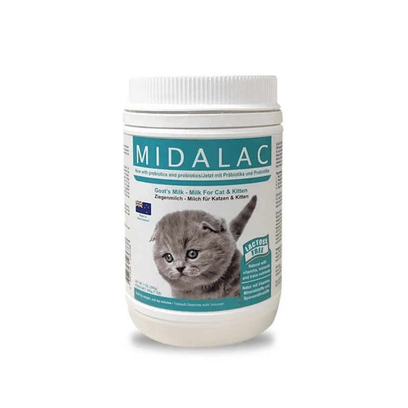 Midalac Goat's Milk Replacer- Milk For Cat & Kitten (200g)
