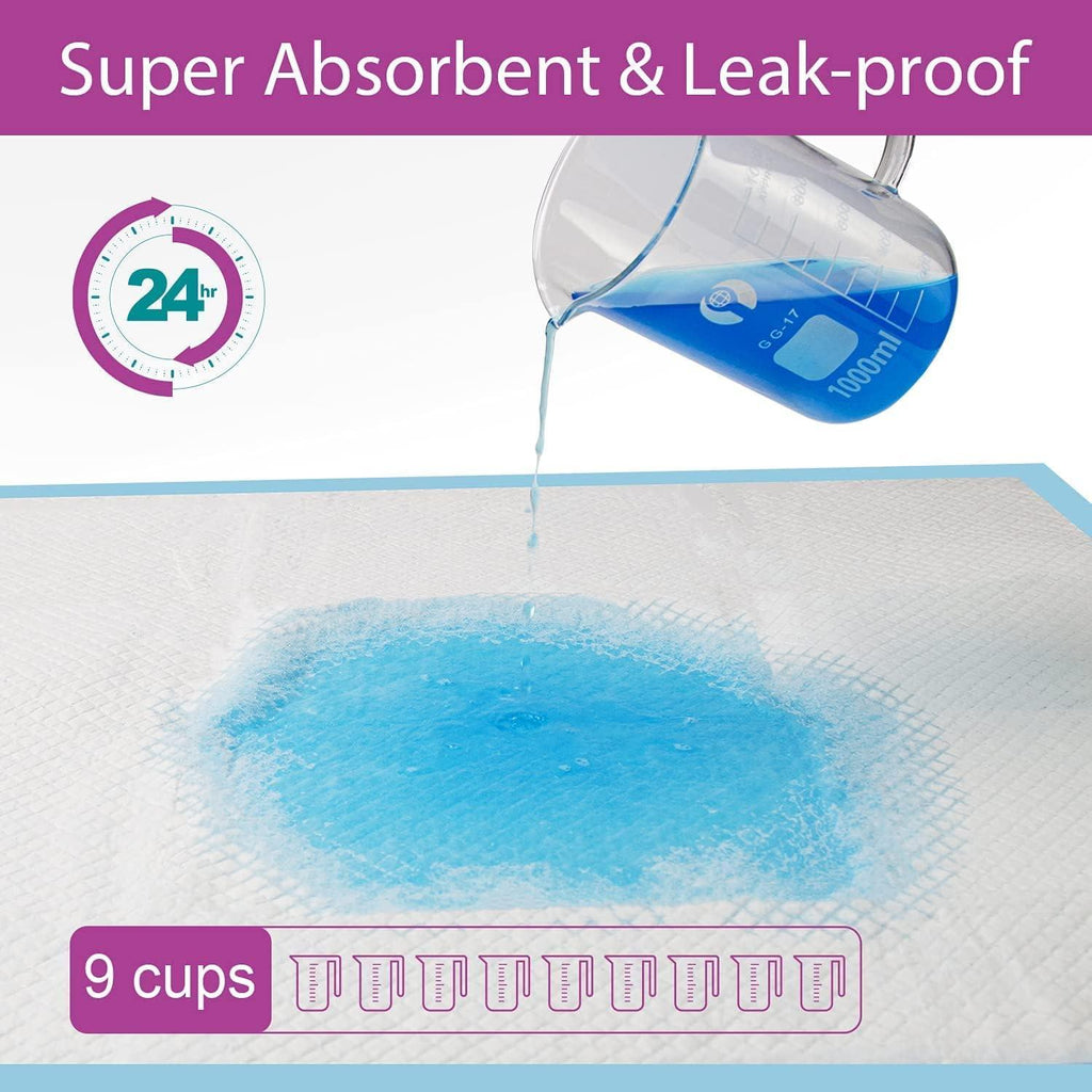 Super Absorbent Pee Pads Pet Training Disposable for Dogs and Cats Training Puppy Pee Pads Super Absorbent & Leak-Proof Extra Large - Pet Supermarket