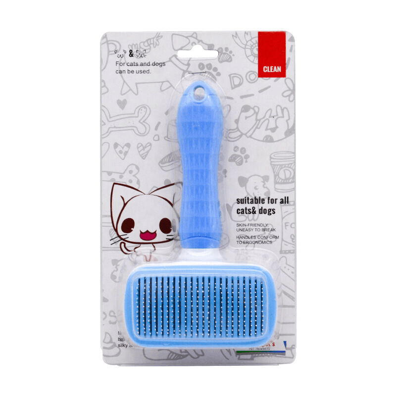 Colorful, Good Quality, Cleaning Pet Pin Brush Cat Dog Grooming, Slicker Brush