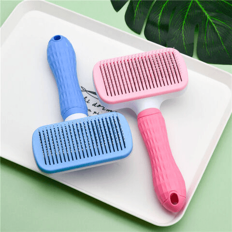 Colorful, Good Quality, Cleaning Pet Pin Brush Cat Dog Grooming, Slicker Brush