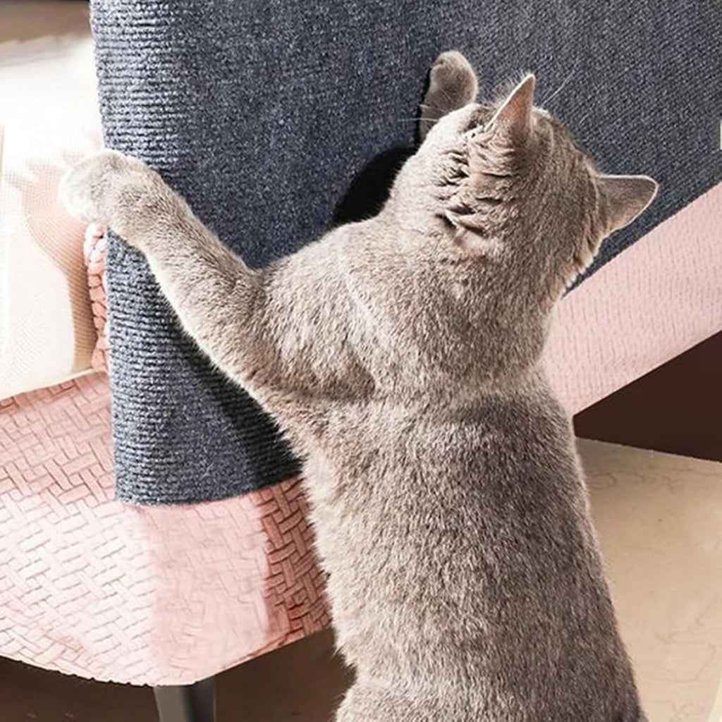 30 cm x 100 cm Self-adhesive Scratching Mat Cat Wall, Scratching Boards Cat Wall, DIY Trimmable Covered Tree Shelves Replacement, DIY Cuttable for Cat Wall Furniture Steps - Pet Supermarket