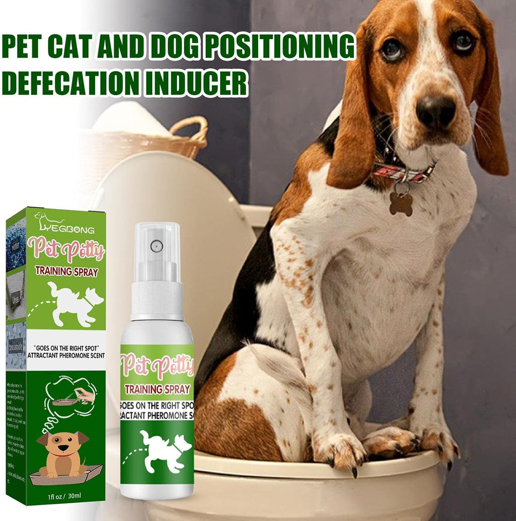 Yegbong 30ml Pet Cat & Dog Toilet Potty Training Spray Defecation and Urination Positioning Inducer - Pet Supermarket
