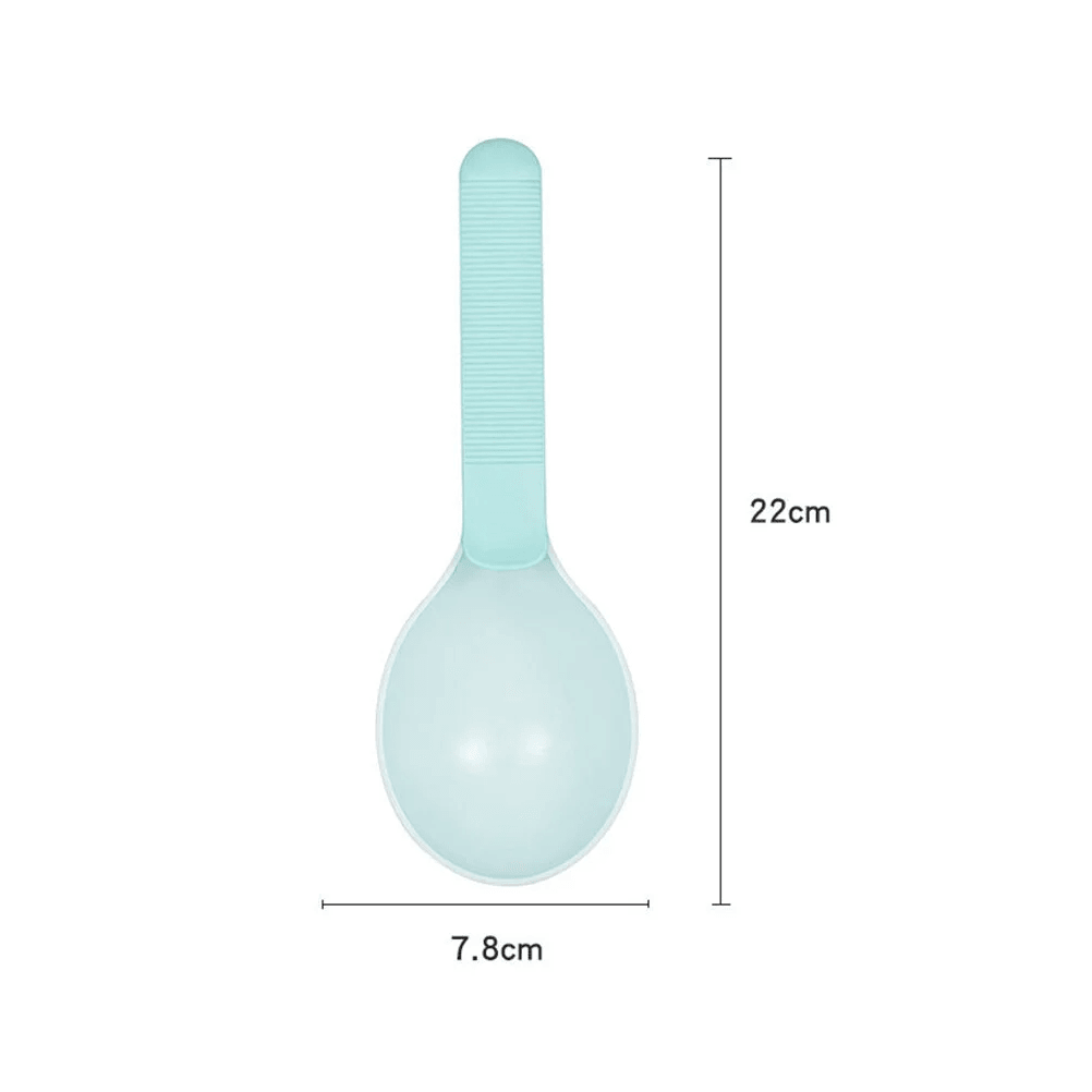 Pet Cat Dog Food Scoop Measuring Cup Pet Food Feeding Spoon Bag Clip Handle