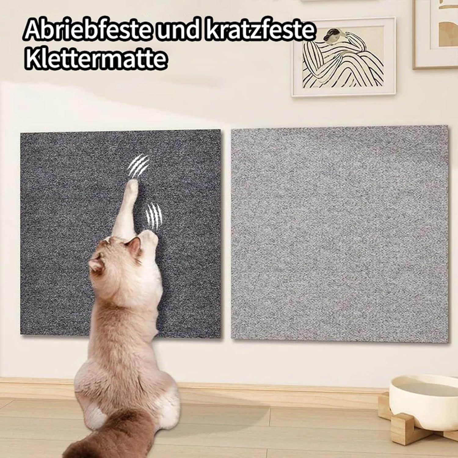30 cm x 100 cm Self-adhesive Scratching Mat Cat Wall, Scratching Boards Cat Wall, DIY Trimmable Covered Tree Shelves Replacement, DIY Cuttable for Cat Wall Furniture Steps - Pet Supermarket