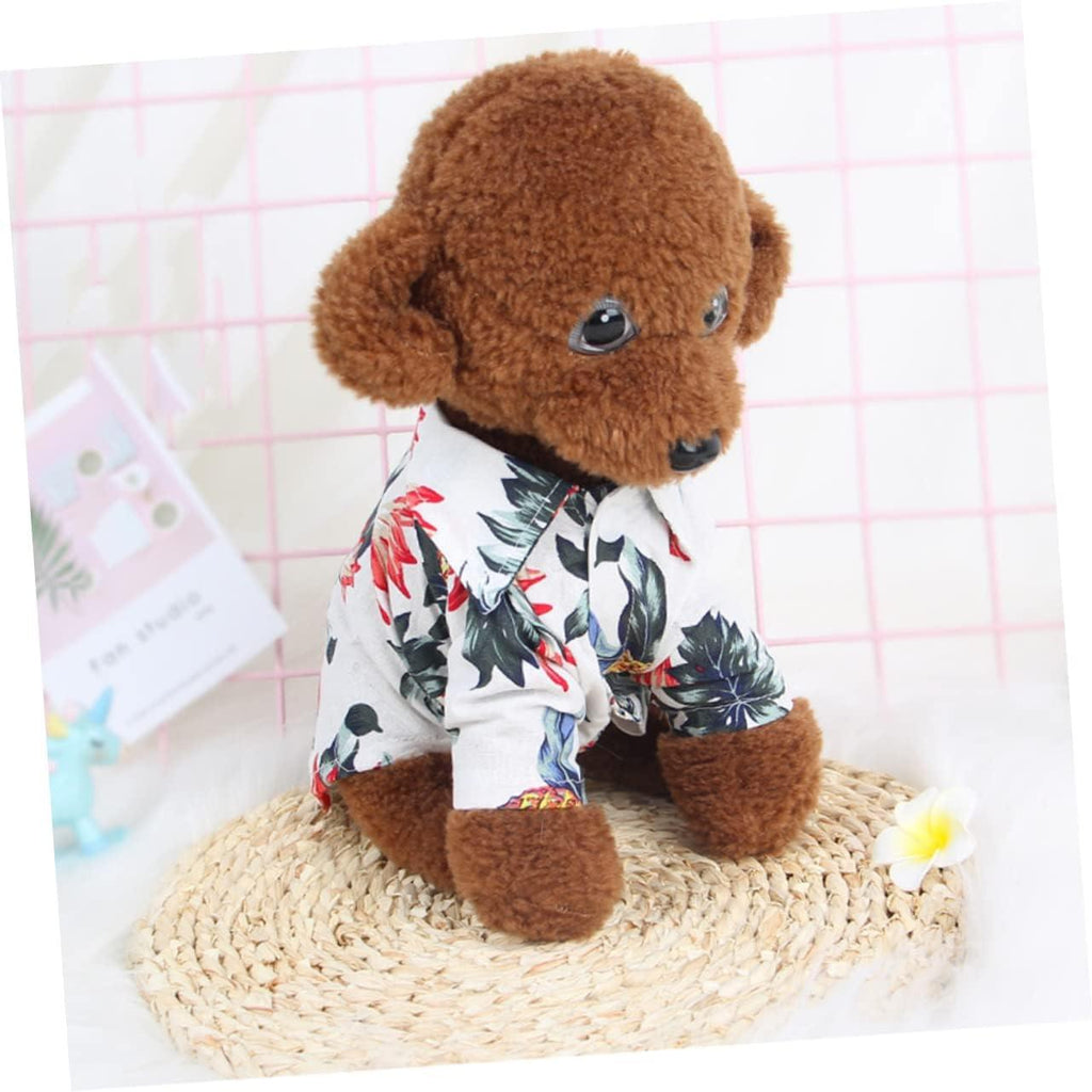 Pet Shirts Fashion Puppy Blouse Breathable Cat and Dog Clothes Pet Coat Adorable Cat and Dog Blouse Color spring and summer four seasons clothes supplies